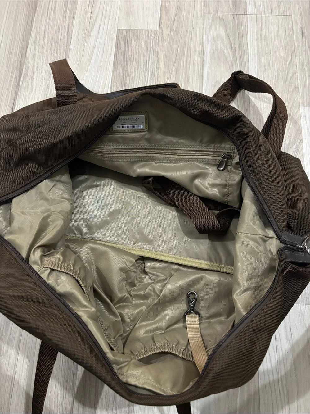 Briggs & Riley Baseline Extra Large Men’s‎ Brown Weekender Duffel Bag